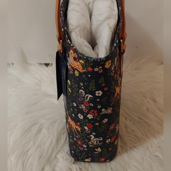 💖FIRM! NWT DISNEY PARKS COLLECTION X DOONEY AND BOURKE 2023 BAMBI FLORAL TOTE - Picture 3 of 13